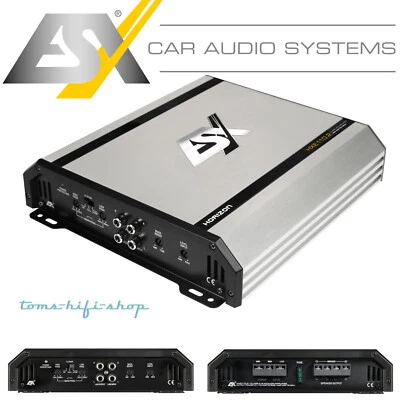 ESX Horizon HXE-110.2 2-Kanal Verstärker 440 Watt Auto PKW Endstufe Klasse A/B - Bild 1 von 2