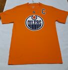 NHL Reebok Official Edmonton Oilers Conner McDavid (C) T-Shirt Size Small
