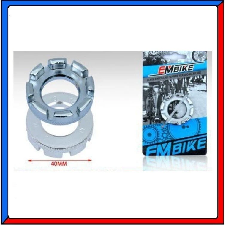 CHIAVE TIRARAGGI TENDI RAGGI BICI BICICLETTA RUOTA 40MM - Immagine 1 di 1