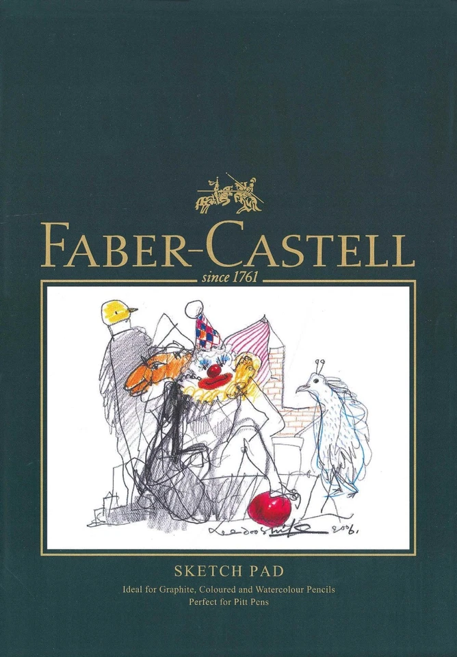 Faber Castell A4 Sketch Book Artist Drawing Paper Pad for pencils pitt pens