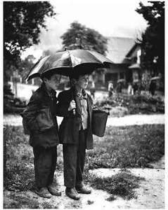 Vintage Photographs Gelatin Silver GEORGES Y. ANSQUER Rainy Day, c.1950 - Picture 1 of 8