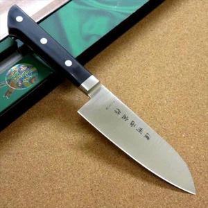 Masamune Kitchen Small Santoku Knife 135mm 5.3" Bolster Handle SEKI JAPAN - Picture 1 of 10