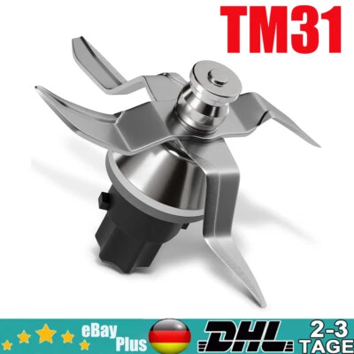 MARKENLOS TM31 Coltello di Ricambio Coltello Mix Acciaio Inox per Robot da Cucina Vorwerk Bimby