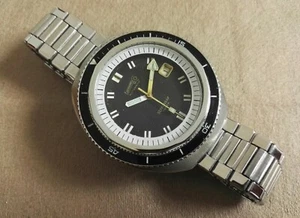 Eberhard & Co. Scafograf 500 super rare gilt dial stretch bracelet top condition - Imagen 1 de 12