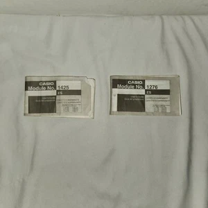 2 Casio Digital Watch User's Guides, Module No. 1276 And Module No. 1425 - Picture 1 of 20
