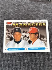 1993 Topps Buck Showalter/Jim Fregosi Duo Picture Managers #510 Yankees Mets