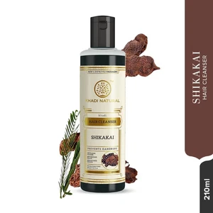 Khadi Natural Shikakai Hair Cleanser (Shampoo) Prevents Dandruff (210ml) - Picture 1 of 3