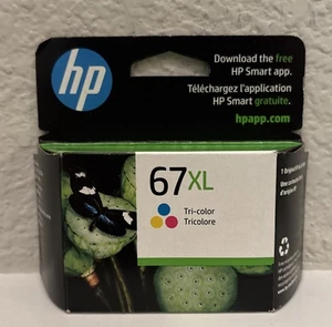 HP 67XL dreifarbige Tintenpatrone mit hoher Reichweite - 3YM58AN#140 - brandneu versiegelt - Bild 1 von 1