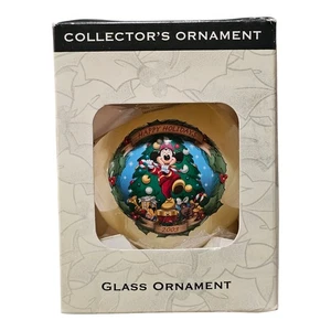 Disney Mickey Mouse Club Christmas Through the Years Glass Collector's Ornament  - Picture 1 of 7