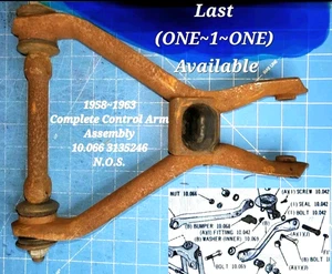 Rambler American 1958~'63 AMC Control Arm Assembly Original-NEW Obsolete Stock - Picture 1 of 9