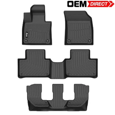 For 16-25 Volvo XC90 7 Passengers TPE Floor Mats Carpet Guard Protectors 4PCS - Image 1 of 2