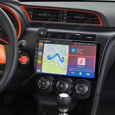 Radio estéreo GPS navegación por satélite para Scion tC 2011-2016 Android 13 Apple Carplay Foto 1 de 4