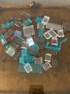 Lego Transparent Panels Clear Windscreens Small Windows Space Town City 50 PCS - Picture 1 of 3