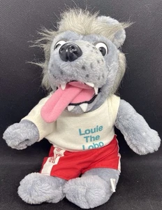 Vintage Louie the Lobo College Maskottchen Wolf Pack UNM ABQ Bank 1989 - 7 Zoll Plüsch - Bild 1 von 3