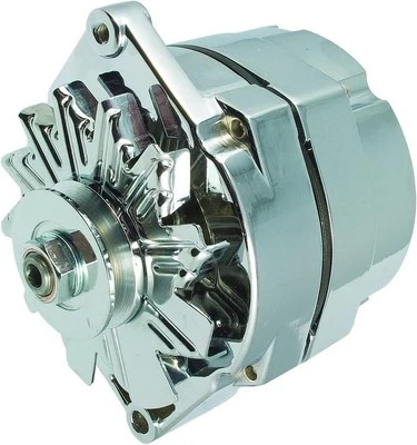 OEG Piezas Nuevo Alternador Alta Salida 100 AMP Cromo 1 o 3 Cables, Auto...  Foto 1 de 4