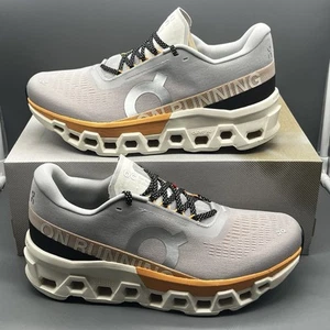 On Running Cloudmonster 2 Mens 9.5 Grey Orange Training Shoes Running Sneakers - Picture 1 of 16