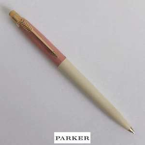 PARKER Debutante lady Jotter ballpoint pen c.1958—waves on pink enamel brass cap - Picture 1 of 6