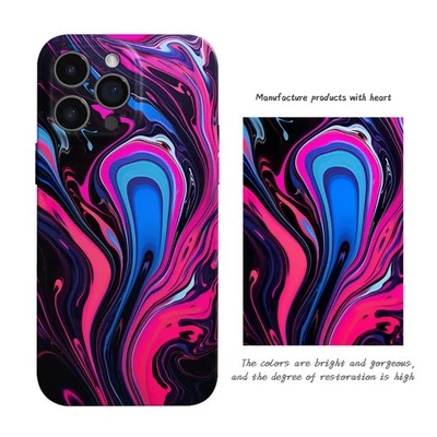 CH-FEATURE For iPhone 16 Pro Max 15 14 13 12 11 XR Phone Cover Abstract Graffiti Phone Case