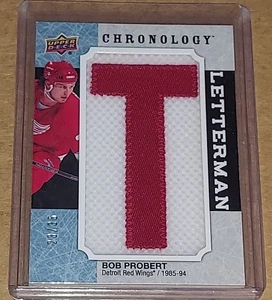 2018-19 UPPERDECK CHRONOLOGY LETTERMAN BOB PROBERT ''T'' 23/35 REDWINGS $$ - Picture 1 of 2