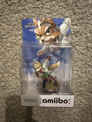 Figura Fox Super Smash Bros Amiibo Nintendo Nueva Sellada de Fábrica Foto 1 de 2