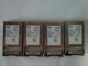 *Lot Of 4* Dell 0J084N ST9146852SS 146GB 15K RPM 6Gb/s 2.5" SAS HDD w/ Caddy - Afbeelding 1 van 4