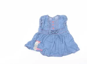 George Baby Blue Cotton Blend Size 3-6 Months - Minnie Mo - Picture 1 of 12