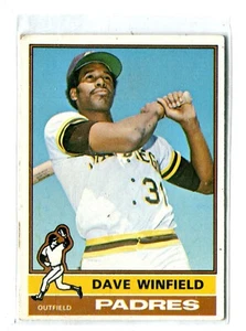 Topps Dave Winfield 1976 #160 Padres de la Sala de estar (ver escaneos para ver estado) b - Imagen 1 de 2