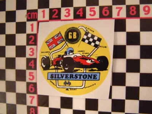 Silverstone Sticker - Circuit Classic Car Racer British GB Vintage UK Racing  - Picture 1 of 1