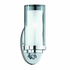 Triarch International Cylindique 1 Light Sconce Chrome - Picture 1 of 11
