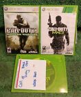 Lot Of 3 Xbox 360 Games- Call Of Duty Modern Warfare 3 & 4  + Cod Black Ops