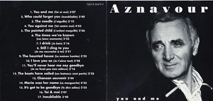 Charles Aznavour 1995 cd album - You and Me - Picture 1 of 1