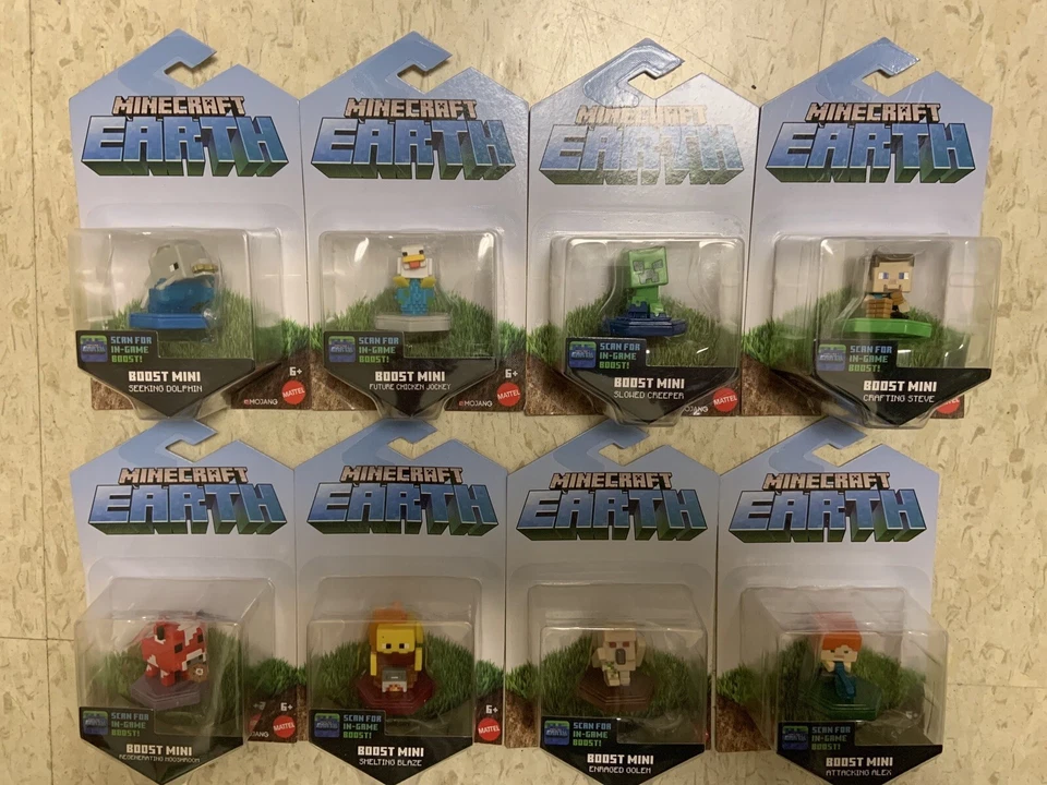 Minecraft: Earth Boost Minis - Set Of 8 Figures - Image 1 of 3
