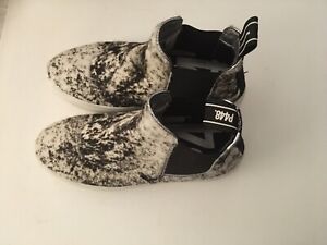 new womens real cow fur booties by P448.size eur 38,us 8,multicolor