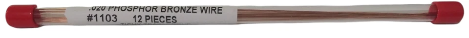 Escala HO Tichy Train Group 1103 Fósforo-Bronce .020 Alambre 8" Largo Paquete (12) Foto 1 de 1