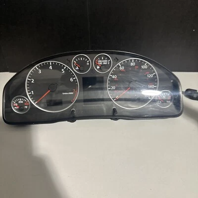 2002 03 2004 AUDI A6 SPEEDOMETER GAUGE INSTRUMENT CLUSTER 110.080.128 123k - Image 1 of 4