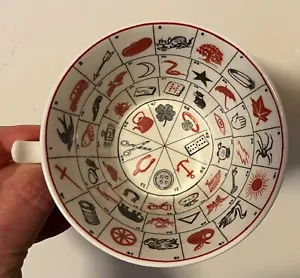 Taza de té de porcelana inglesa adivinatoria - Imagen 1 de 7