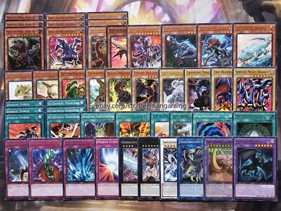 Yugioh Rex Raptor Deck 46 Cards Dinosaur Serpent Night Dragon Giant Tyrant Anime - Image 1 of 4