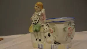 ENTZÜCKENDE FIGUR MIT HUND - MADE IN JAPAN - Bild 1 von 7