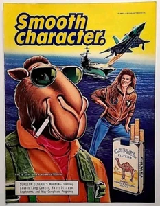 1989 JOE CAMEL Smooth character. Vtg 1980's Magazine Print Cigarette/Tobacco Ad - Picture 1 of 3
