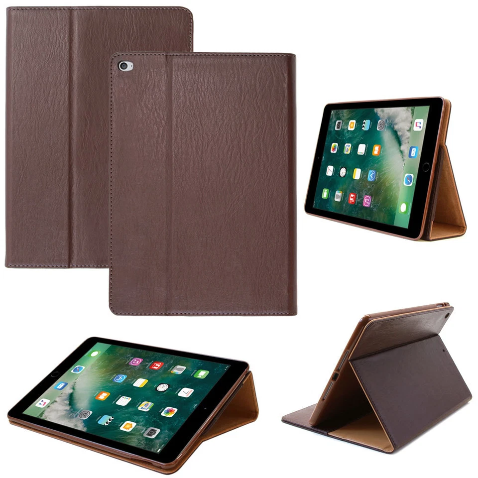 KAIYUE Leder Cover Apple iPad Air 1 Schutz hÃ¼lle Tasche Tablet Case braun