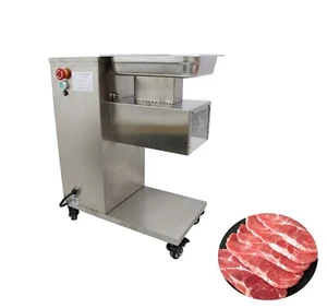 110V Commercial Meat Slicer QE 3mm Cutter Stainless Steel Cutting Machine 0.75hp - Picture 1 of 23
