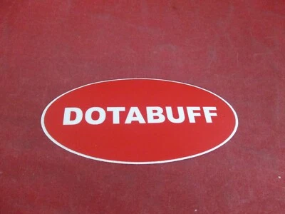 Dotabuff DOTA 2 The International 2016 T16 рекламная красная наклейка - Изображение 1 из 2