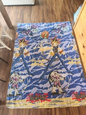 Vintage Yu-Gi-Oh 1996 Kazuki Light Weight Comforter 84" x 63" Blanket Bedspread - Image 1 of 4