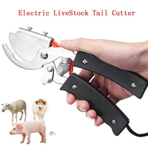 Electric LiveStock Tail Docker Tail Cutter Dog Puppy Sheep Pig Tail Cutting Tool - Picture 1 of 7
