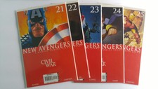 New Avengers: (2005) Marvel Comics - Civil War #21 - 25 Complete Set VF/FN