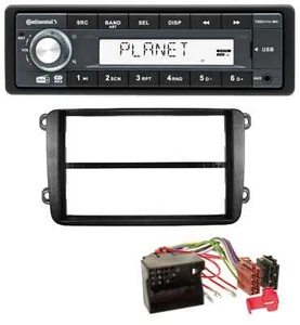 Continental MP3 AUX USB DAB 1DIN Autoradio für VW Golf V VI Touran Passat 3C Cad - Bild 1 von 9