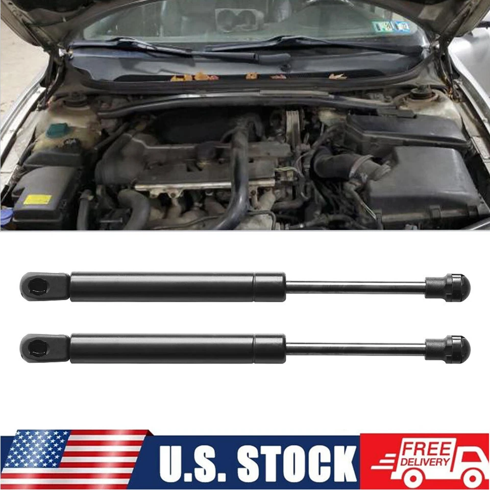 2Pcs For Volvo S60 S80 V70 XC70 Front Hood Lift Support Gas Spring Struts Foto 1 de 4