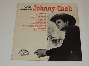 JOHNNY CASH now here's johnny cash Lp RECORD SLP1255 US COUNTRY 1961  - Picture 1 of 1