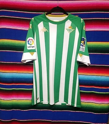 Real Betis 2020-21 Home Kappa Kombat XL BNWT Jersey Player Issue La Liga Spain - Image 1 of 4