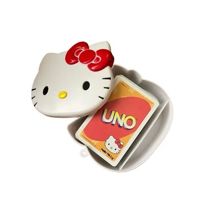 Hello Kitty Uno Card Game 2006 Collector Logo Case Box Sanrio Cards Retro - Image 1 of 2